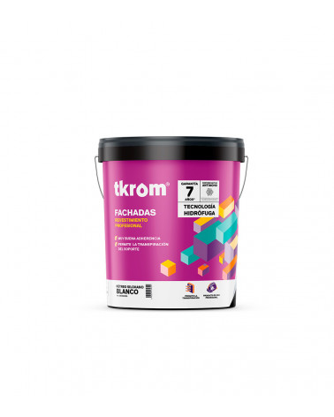 REVESTIMIENTO PETREO SILOXANO F 810 BLANCO, 4L