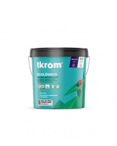 ECOLOGICO MATE SM50 PRO BLANCO, 4L
