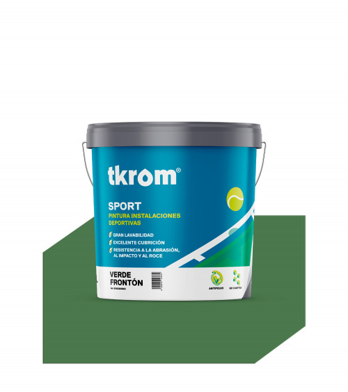SPORT COLOR VERDE FRONTON 660, 4L