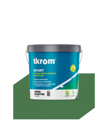 SPORT COLOR VERDE FRONTON 660, 4L