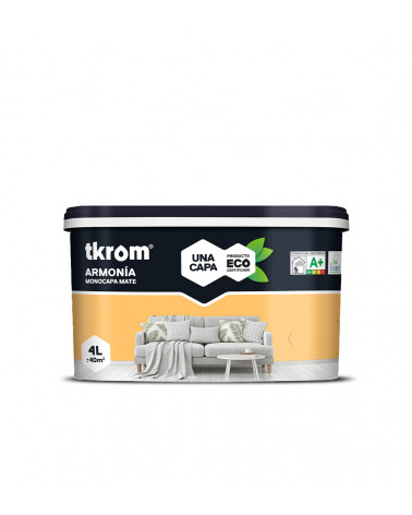 COLECCION ARMONIA COLOR PAPAYA, 4L