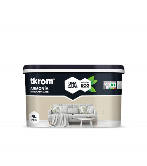 COLECCION ARMONIA COLOR MUSGO 40%, 4L
