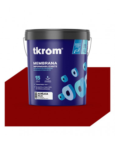 ANTIGOTERAS COLOR ROJO, 15L