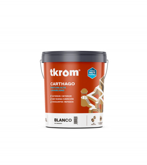 CARTHAGO EXTRA MATE BLANCO, 4L