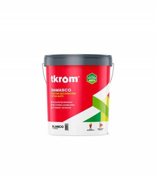DAMASCO EXTRA MATE BLANCO, 4L