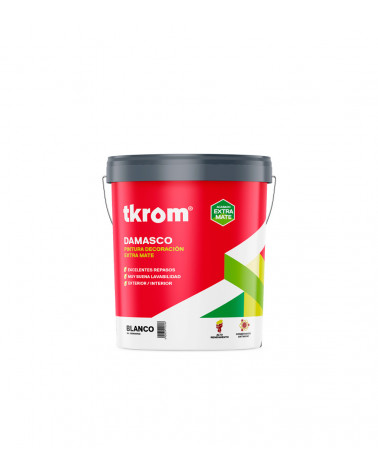 DAMASCO EXTRA MATE BLANCO, 4L