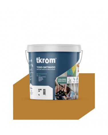TODO SATINADO COLOR OCRE 240, 4L