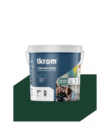 TODO SATINADO COLOR VERDE 250, 4L