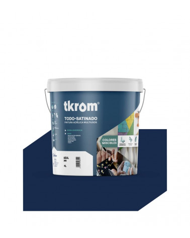 TODO SATINADO COLOR AZUL 260, 4L