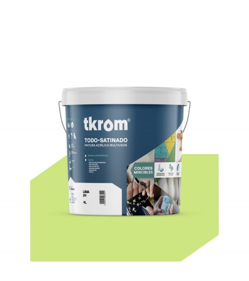 TODO SATINADO COLOR LIMA 251, 4L