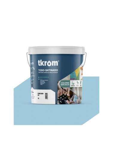 TODO SATINADO COLOR CASCADA 261,  4L
