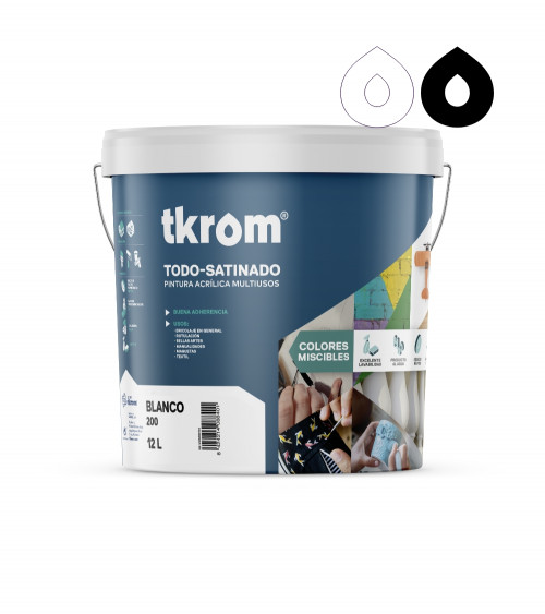 TODO SATINADO BLANCO 200, 12L