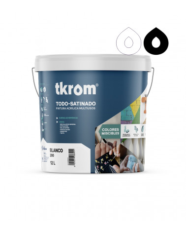 TODO SATINADO BLANCO 200, 12L
