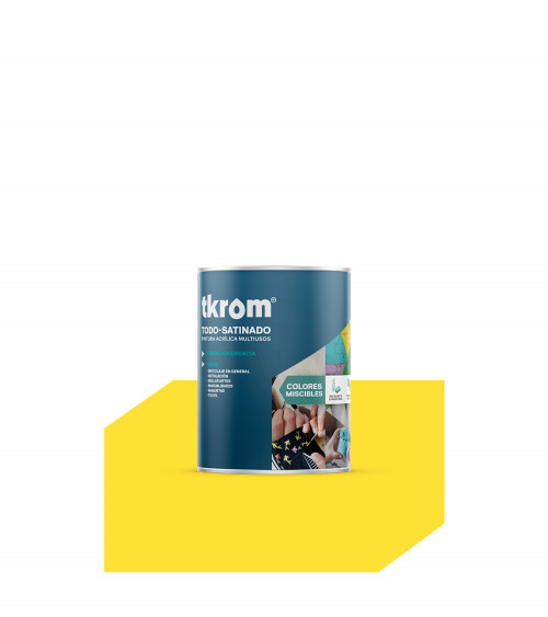 TODO SATINADO COLOR AMARILLO LUMINOSO 220, 750ML
