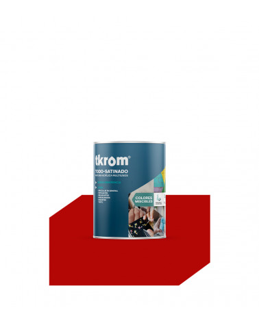 TODO SATINADO COLOR ROJO VIVO 230, 750ML