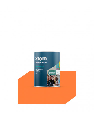 TODO SATINADO COLOR NARANJA 223, 750ML