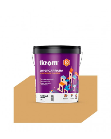 SUPERCARRARA LISO COLOR F 920 AMARILLO TRIGO, 4L