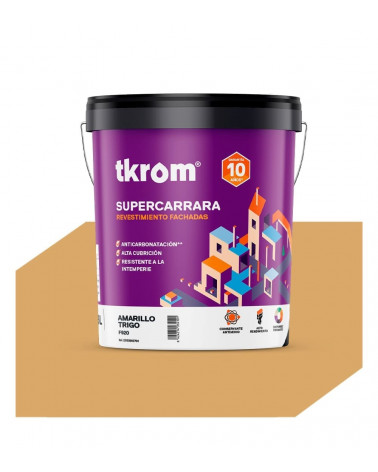 SUPERCARRARA LISO COLOR F 920 AMARILLO TRIGO, 15L