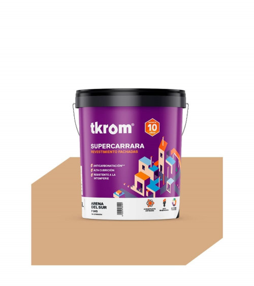 SUPERCARRARA LISO COLOR F 845 ARENA DEL SUR, 4L