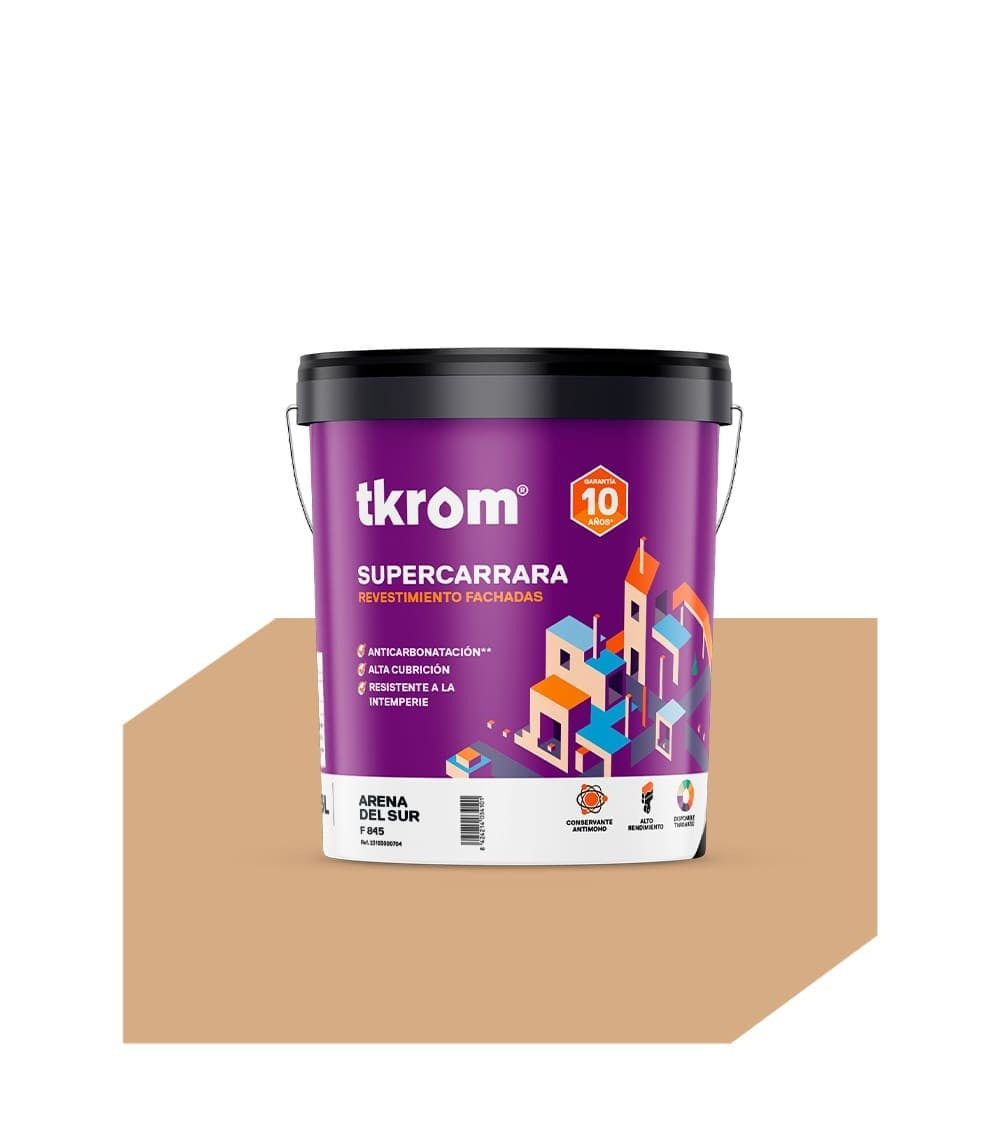 SUPERCARRARA LISO COLOR F 845 ARENA DEL SUR, 4L