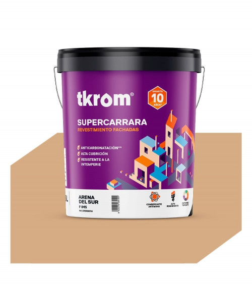 SUPERCARRARA LISO COLOR F 845 ARENA DEL SUR, 15L