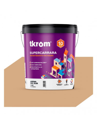 SUPERCARRARA LISO COLOR F 845 ARENA DEL SUR, 15L