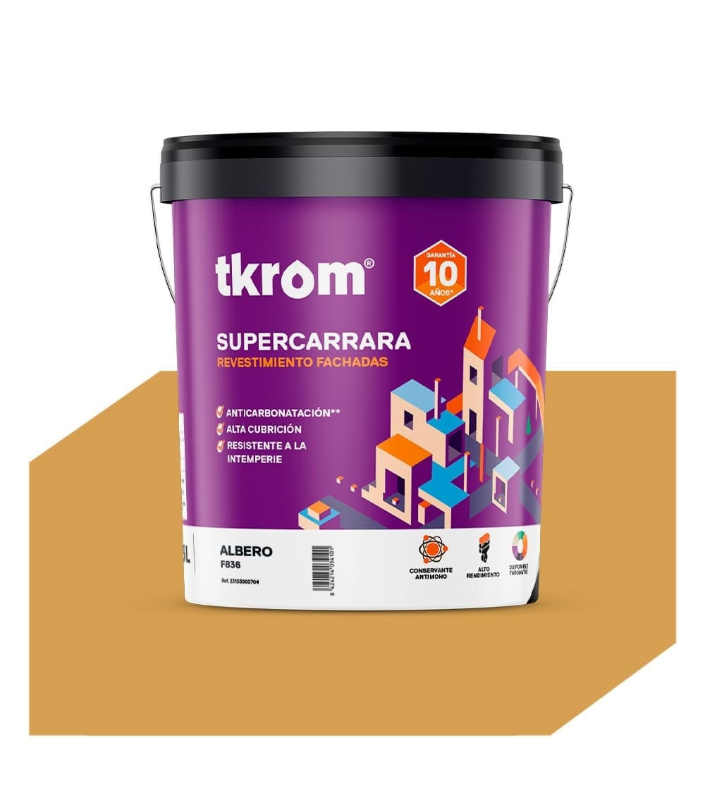 SUPERCARRARA LISO COLOR F 836 ALBERO, 15L
