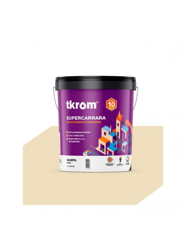 SUPERCARRARA LISO COLOR F 933 MARFIL, 4L