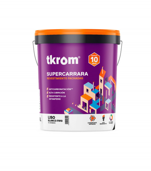 SUPERCARRARA ELASTICO LISO F 810 BLANCO, 15L