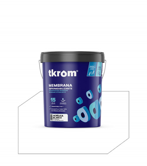 MEMBRANA ACRILICA BLANCO, 4L