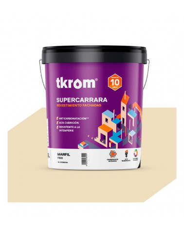 SUPERCARRARA LISO COLOR F 933 MARFIL, 15L