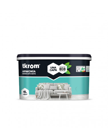 COLECCION ARMONIA COLOR TURQUESA, 4L