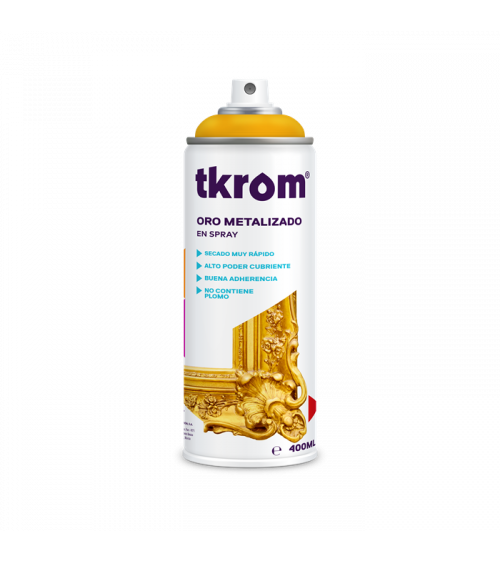 SPRAY ORO METALIZADO, 400ML