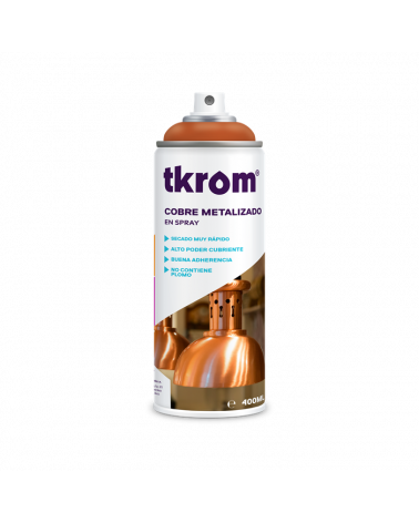 SPRAY COBRE METALIZADO, 400ML