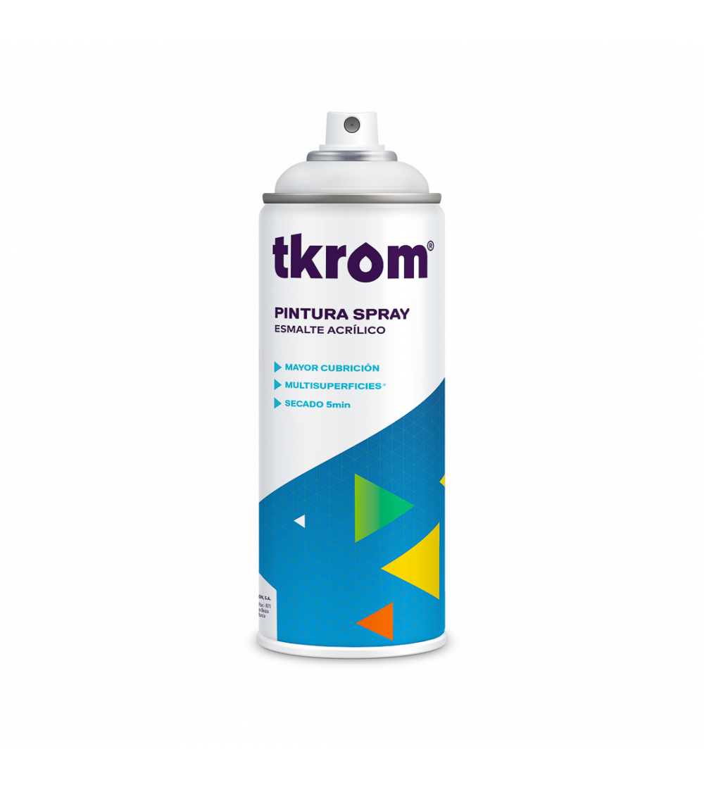 SPRAY ACRÍLICO BLANCO BRILLO, 400ML