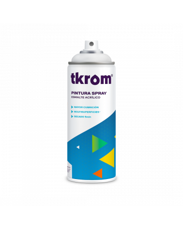 SPRAY ACRÍLICO BLANCO BRILLO, 400ML
