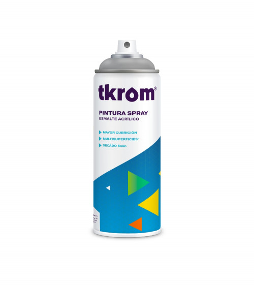 SPRAY ACRÍLICO PLATA, 400ML