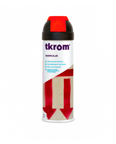 SPRAY ROJO FLUOR, 500ML