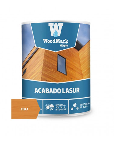 WOODMARK LASUR AGUA TEKA SATINADO, 4L