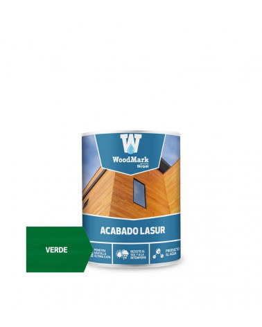 WOODMARK LASUR AGUA VERDE SATINADO, 750ML