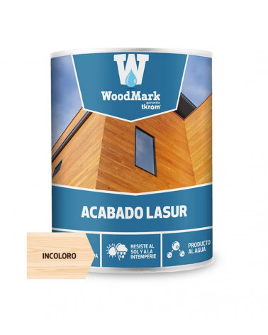WOODMARK LASUR AGUA INCOLORO SATINADO, 4L