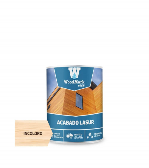 WOODMARK LASUR AGUA INCOLORO MATE, 750ML