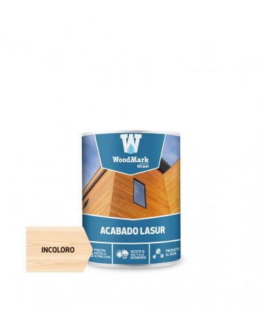 WOODMARK LASUR AGUA INCOLORO MATE, 750ML