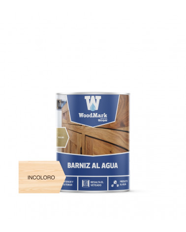 WOODMARK BARNIZ AL AGUA TRANSPARENTE SATINADO, 750ML