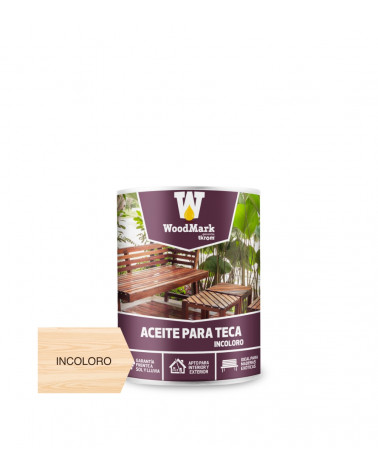 WOODMARK ACEITE PARA TECA INCOLORO, 750ML