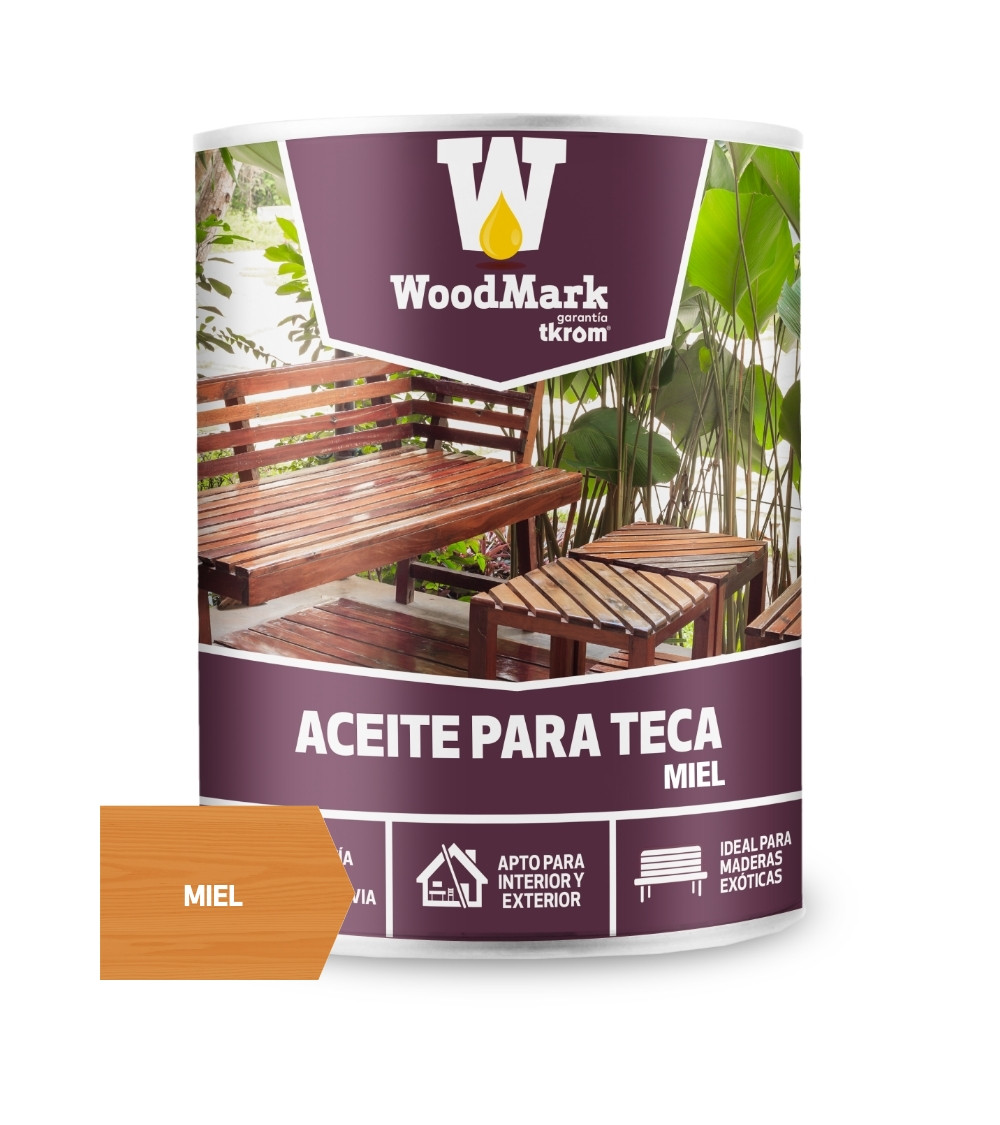WOODMARK ACEITE PARA TECA, MIEL, 4L