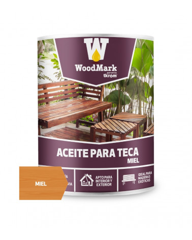 WOODMARK ACEITE PARA TECA, MIEL, 4L