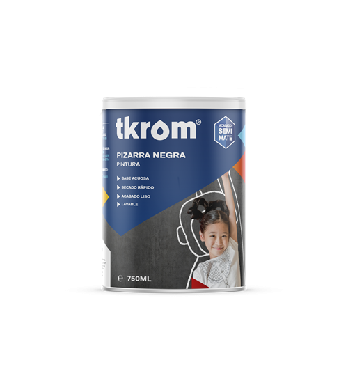 PINTURA PIZARRA NEGRA, 750ML