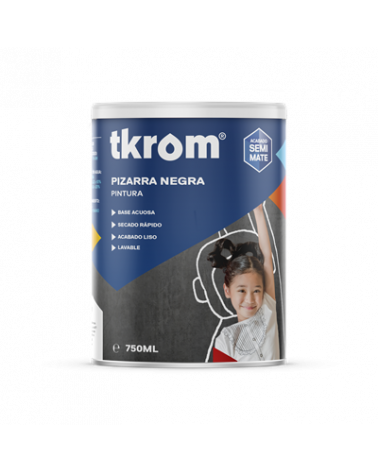 PINTURA PIZARRA NEGRA, 750ML