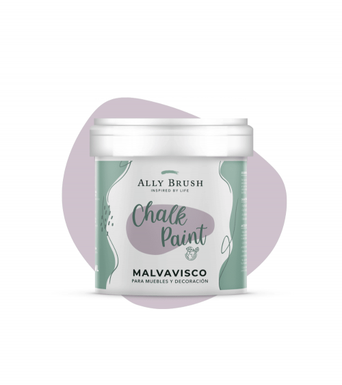 PINTURA TIZA ALLY BRUSH MALVAVISCO, 500ML